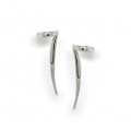 σκουλαρικια ασήμι925 minimal κρεμαστά bantouvani silver κρίκοι hook vintage earrings