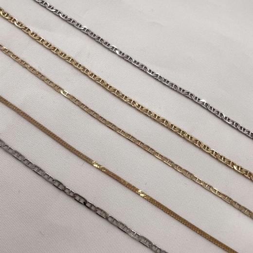 bracelet from sterling silver 925 bantouvani chain gold plated chic cheap tiny elegant thin