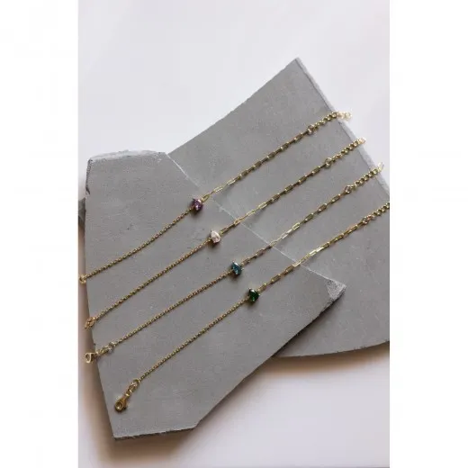 Βραχιόλι απο ασήμι925 με ζιρκόν (with choosechain) Προιόντα