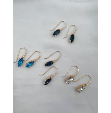 Drop vot zircon earrings