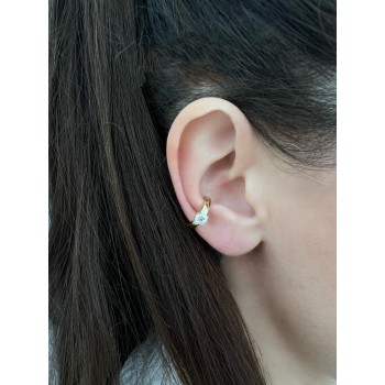 Earcuff earring with zirconia
