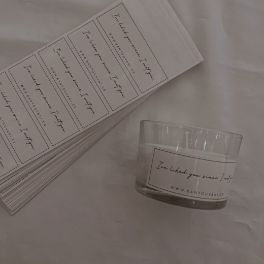 Κολιέ - I've liked you since I met you κερί με κόσμημα στο εσωτερικό του Προιόντα