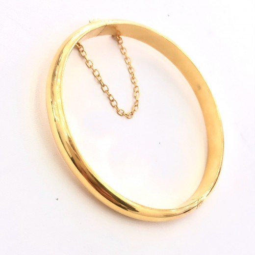 βραχιολι βέργα απλή ασήμι χρυσό επιχρυσωμένο unisex handmade