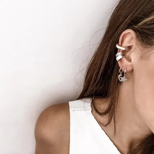 Σκουλαρίκι απο ασήμι925 earcuff bull  Προιόντα