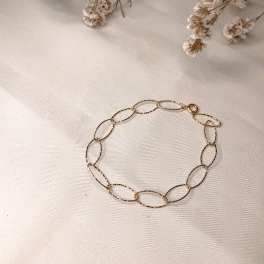 bracelet silver gold vintage handmade woman bantouvani minimal unisex chain 