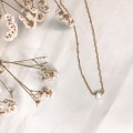 Κολιέ - Tiny pearl κολιέ απο Ασήμι925 με μαργαριτάρακι Προιόντα