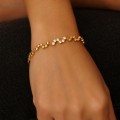 Bracelet from Sterling Silver 925 with white zirconia