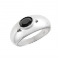 ring δαχτυλιδι ασημενιο silver απλό minimal bantouvani chevalier με πέτρα ζιρκόν