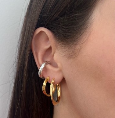 Hoops earrings Curve 1,8cm-2,5cm