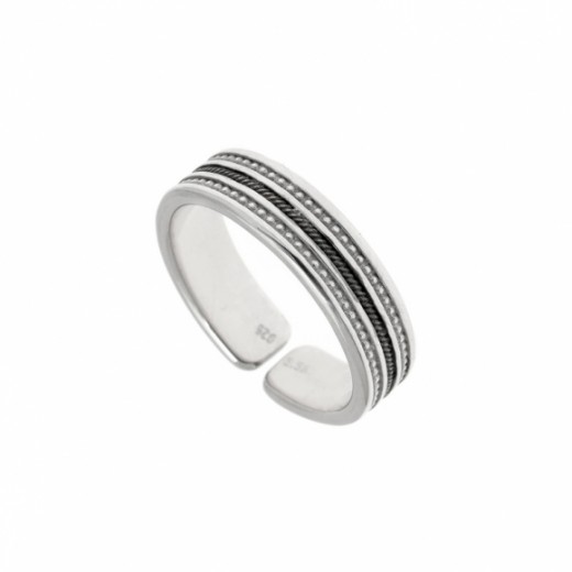 ring δαχτυλιδι ασημενιο silver απλό minimal bantouvani chevalier gregio κοσμήματα unisex αντρικό
