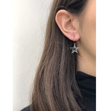 monogram earring